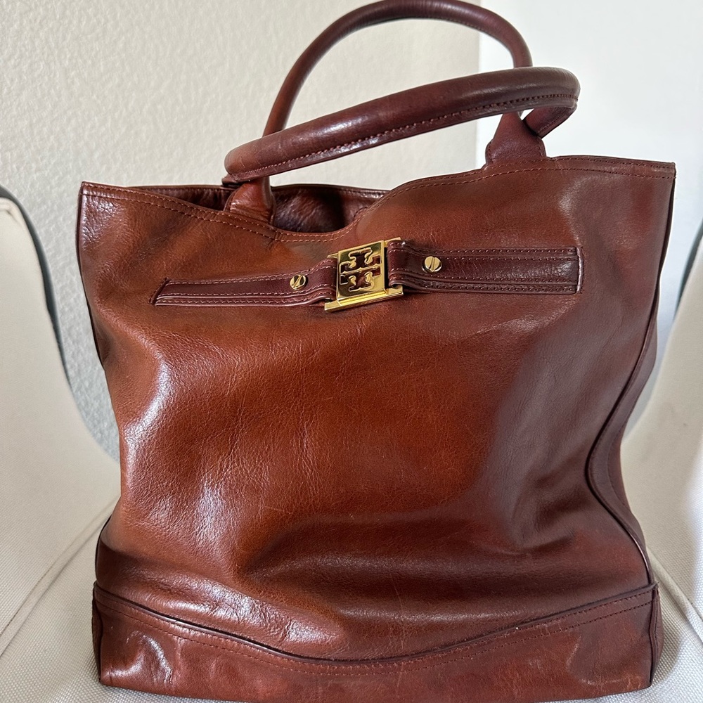 Authentic brown tory Burch bag